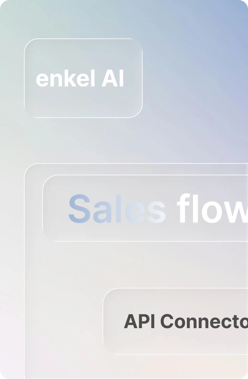 Enkel — Flow builder canvas